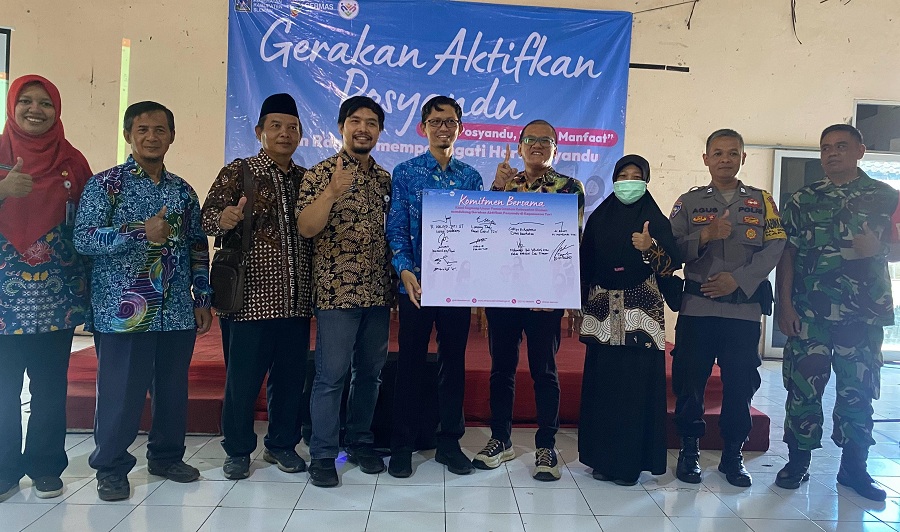 Dinas Kesehatan Sleman bekerja sama dengan berbagai unsur pemerintahan dan organisasi profesi menyelenggarakan kegiatan bertajuk Gerakan Aktifkan Posyandu pada Senin (28/4/2025).