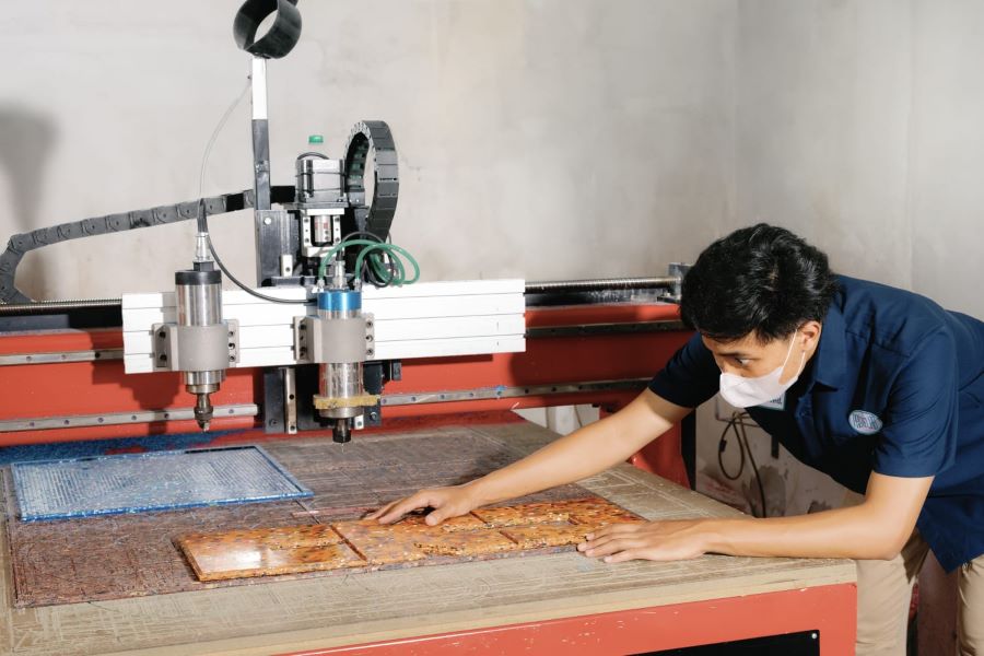 Proses pembuatan produk daur ulang