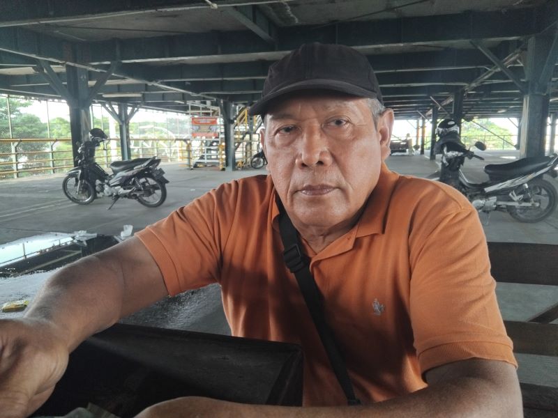 Salah seorang jukir TKP ABA Kamidi