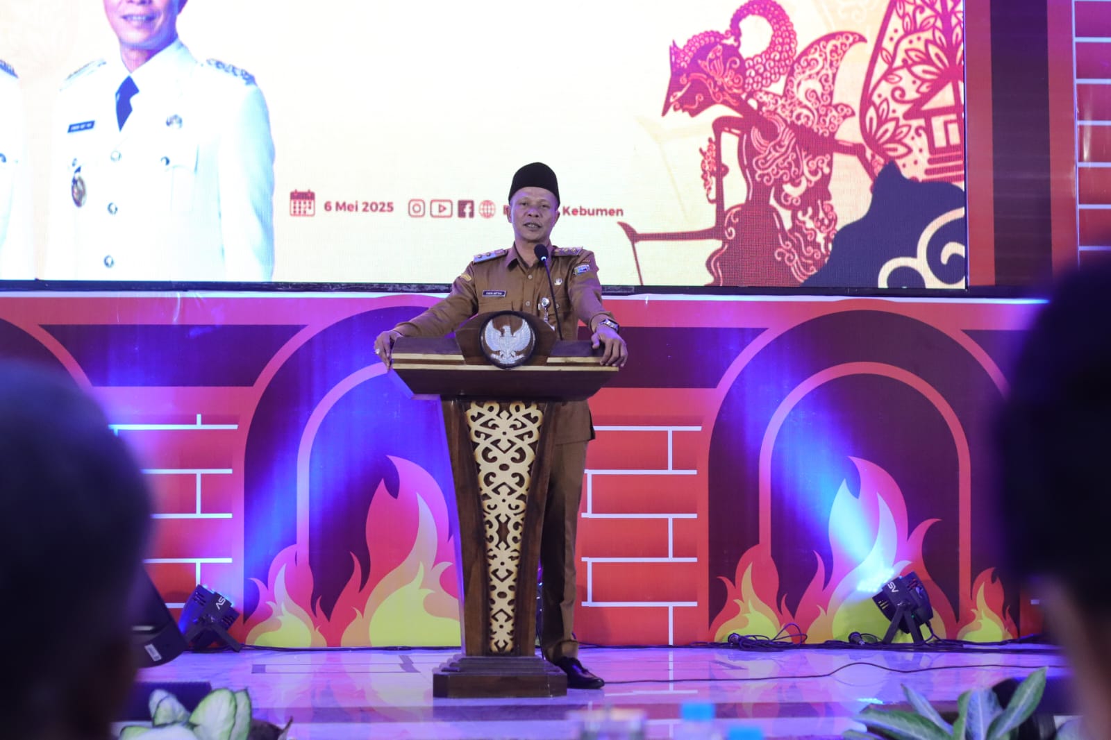 Wakil Bupati Kebumen membuka Musyawarah Perencanaan Pembangunan (Musrenbang) RPJMD&nbsp;2025-2029&nbsp;di Gedung Aula Setda, kemarin.