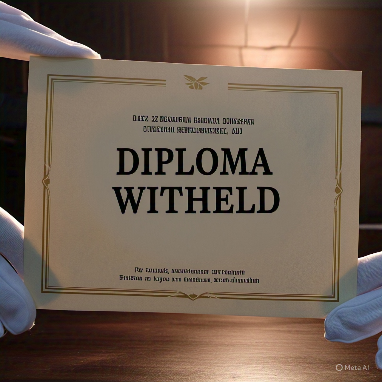 ILUSTRASI IJAZAH DITAHAN