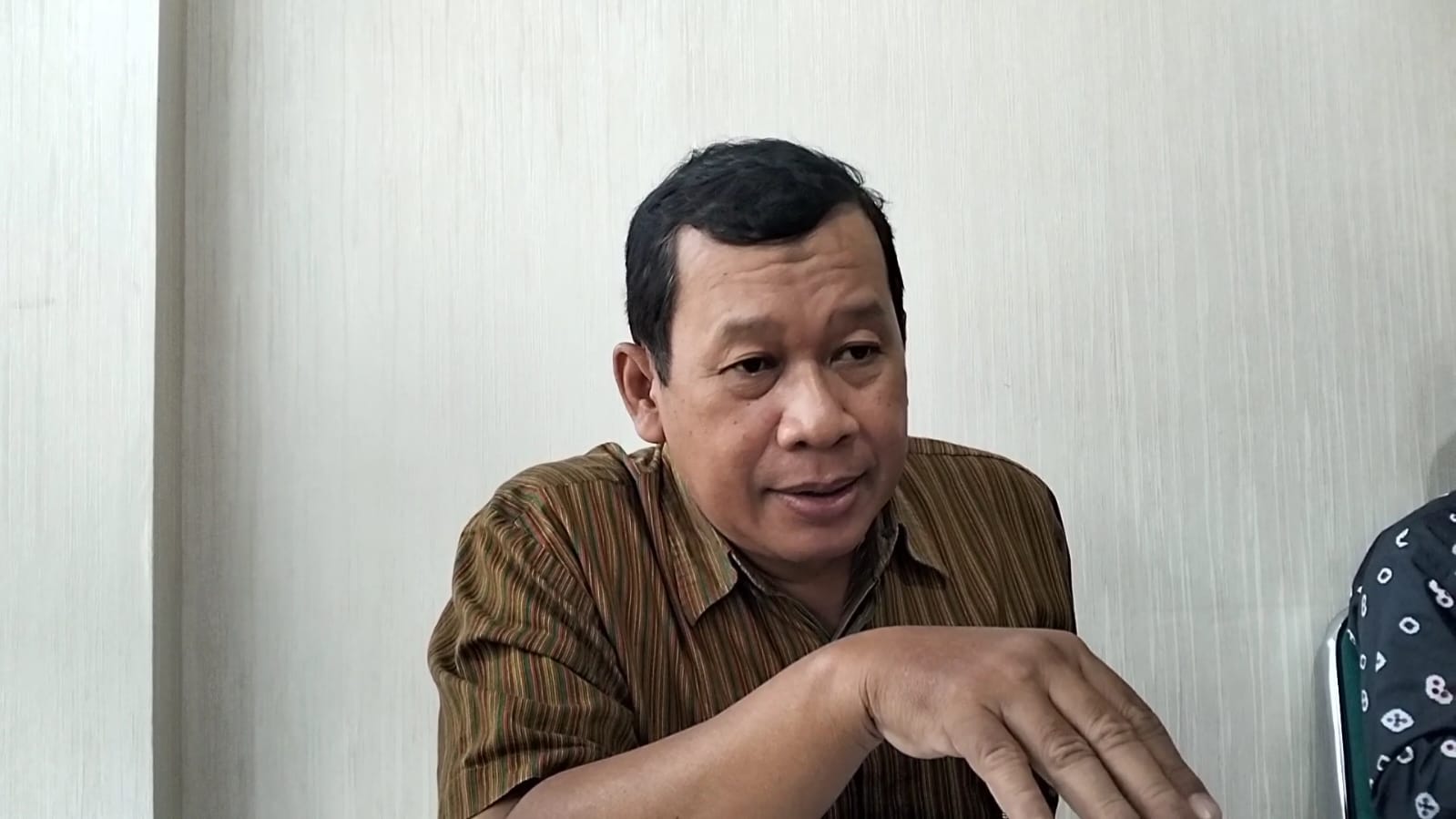 Kepala Bidang Pembukuan Penagihan dan Pengembangan Pendapatan Daerah BPKAD Kota Jogja Kisbiyantoro saat ditemui, Kamis (8/5/2025).