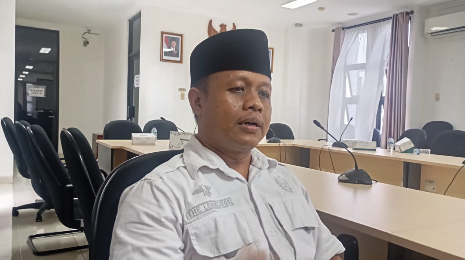 Anggota DPRD Kota Jogja Partai Kebangkitan Bangsa (PKB) Solihul Hadi saat ditemui, Jumat (9/5/2025).  