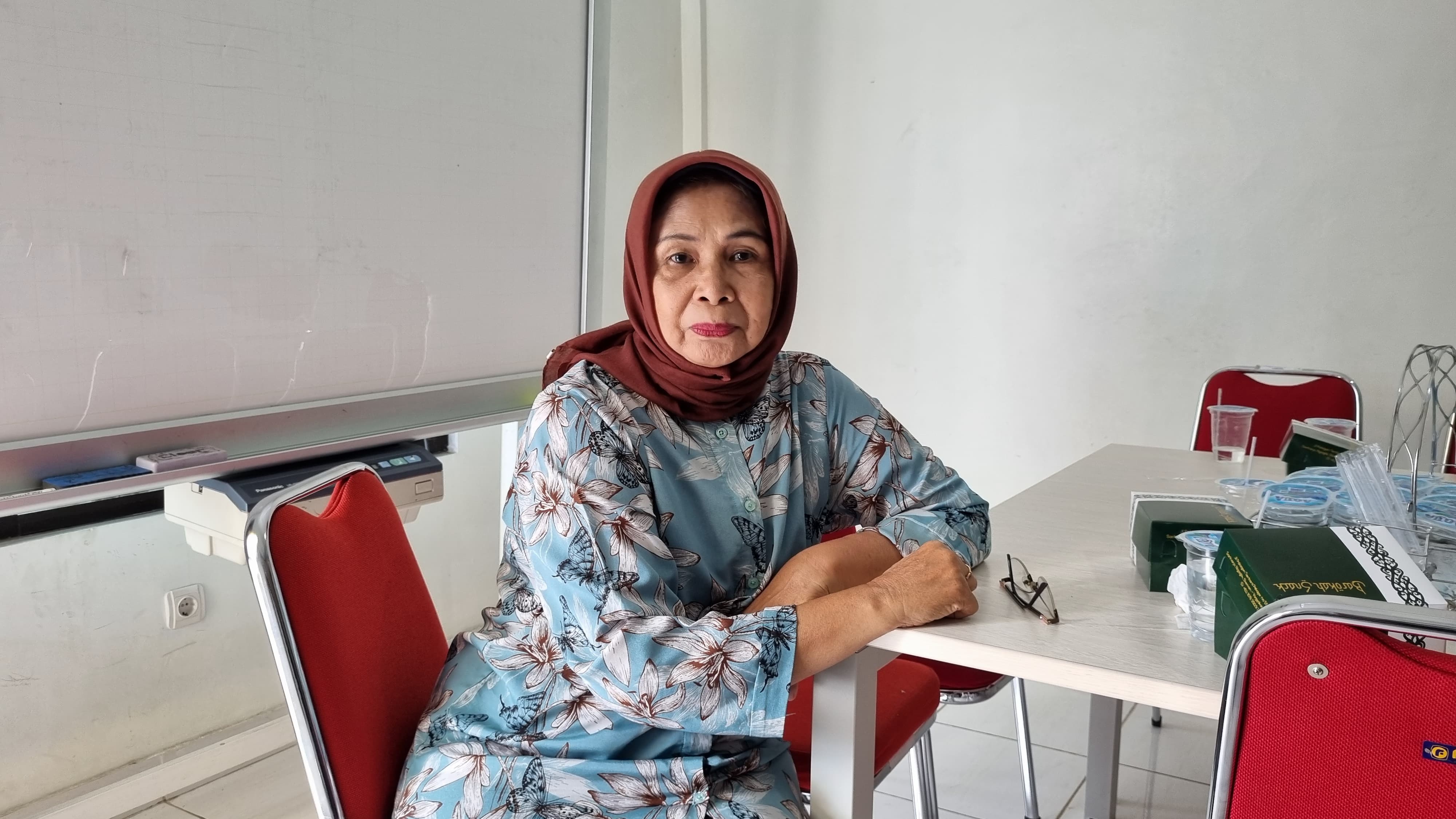 Ketua Persatuan Orangtua Peduli Pendidikan (Sarang Lidi) DIY yang juga Koordinator Aliansi Masyarakat Peduli Pendidikan Yogyakarta (AMPPY) Yuliani Putri.