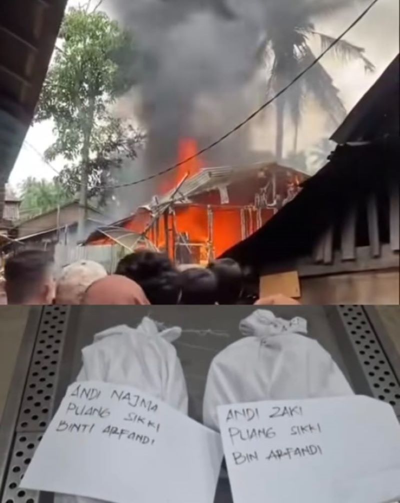 Insiden kebakaran yang menewaskan tiga balita di Kendari, Sulawesi Tenggara, pada Selasa (6/5/2025) viral di media sosial.