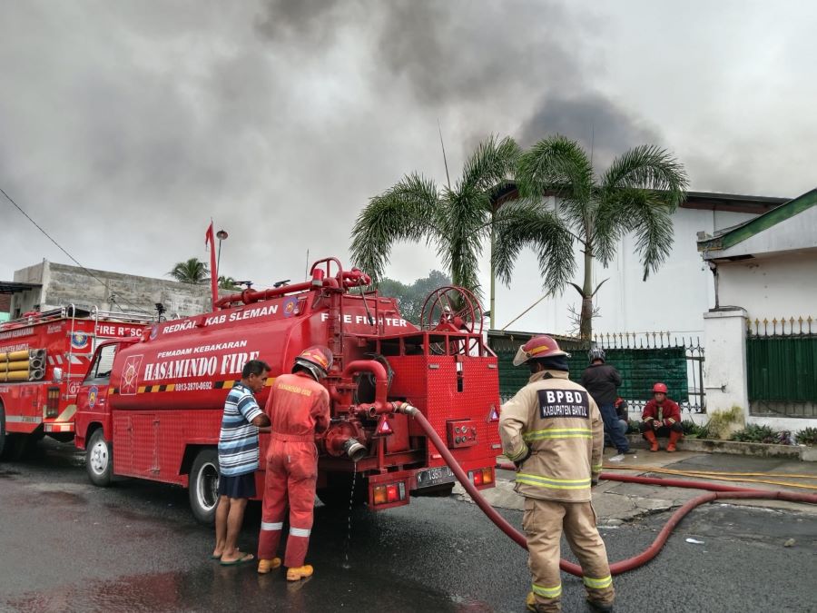 Kebakaran di PT.Mataram Tunggal Garment