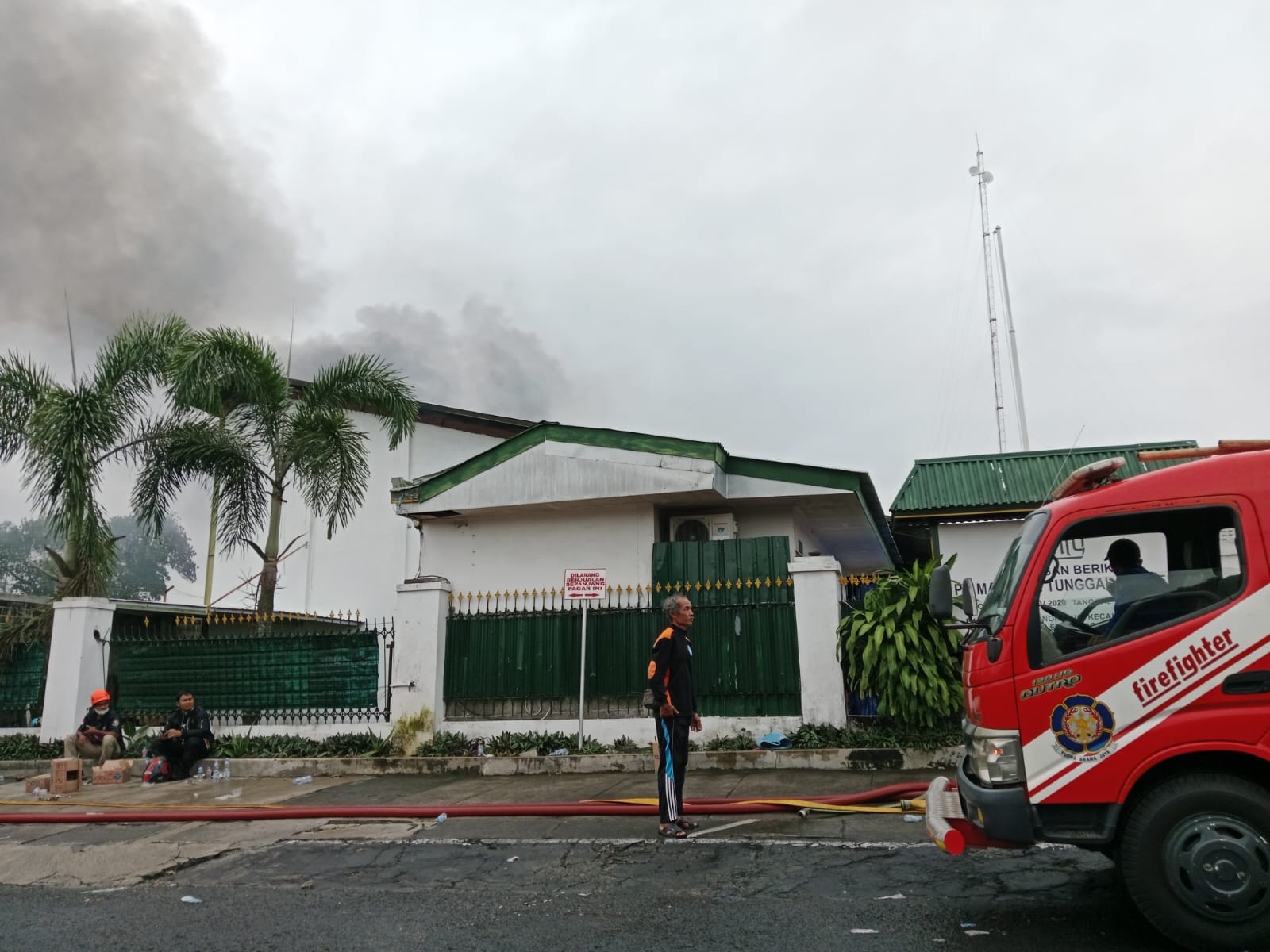 Kebakaran di PT.Mataram Tunggal Garment