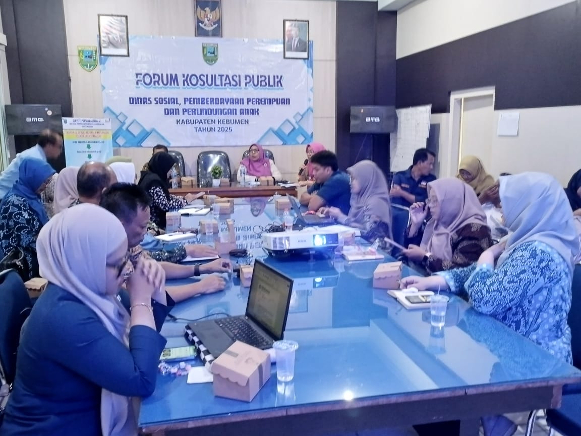 Dinas Sosial P3A menggelar diskusi terkait pelayanan publik, salah satunya pada Unit Pelaksana Teknis Daerah (UPTD) Perlindungan Perempuan dan Anak (PPA).