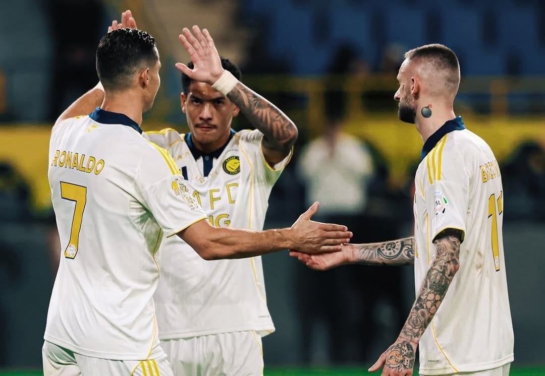 Cristiano Ronaldo rayakan kemenangan Al Nassr atas Al Khaleej dalam lanjutan Saudi Pro League