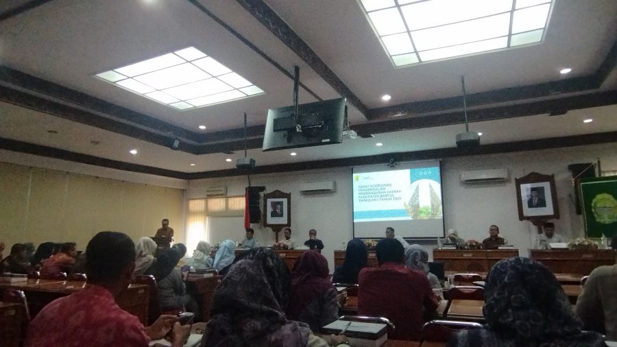 Rapat koordinasi pengendalian pembangunan daerah Kabupaten Bantul Triwulan I Tahun 2025