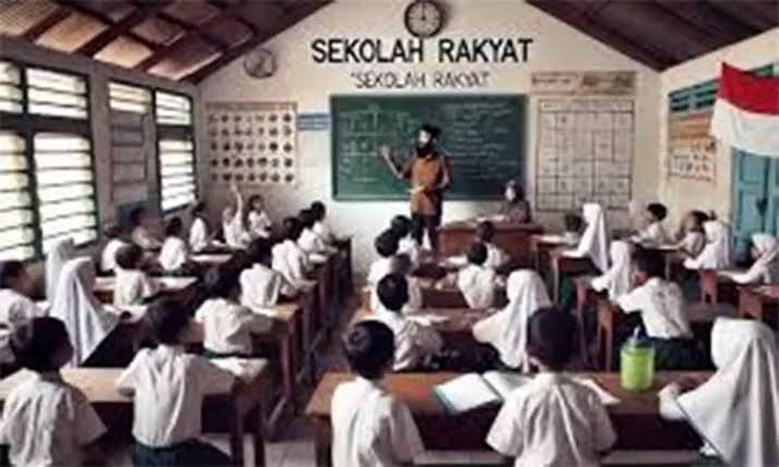 Ilustrasi sekolah rakyat