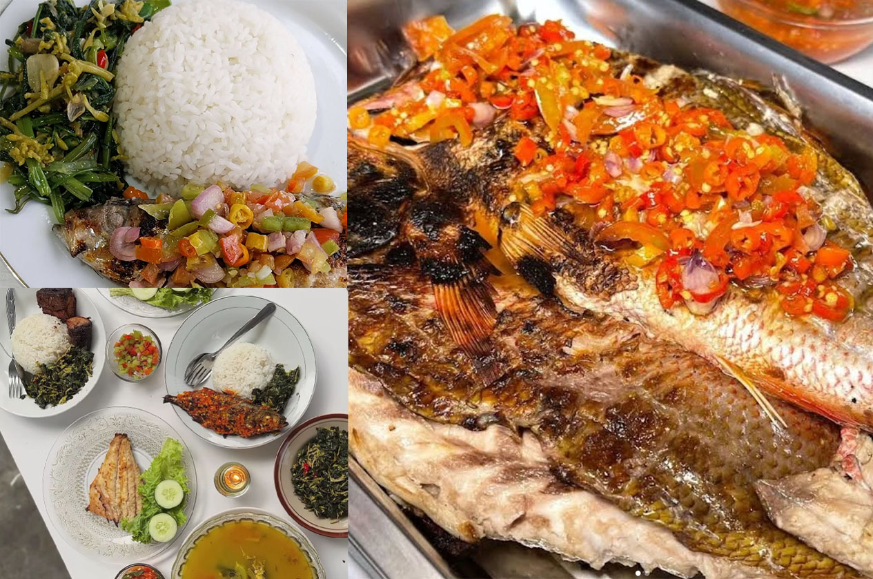 Beragam menu khas Warung Laut Timor.