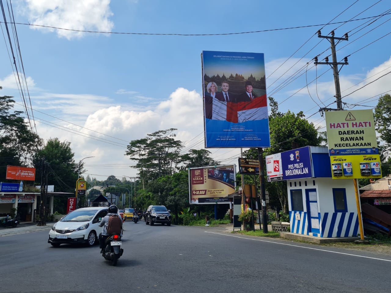 PERSIAPAN: Ada beberapa skema pengamanan jalur kedatangan dan kepulangan Prabowo dan Macron.