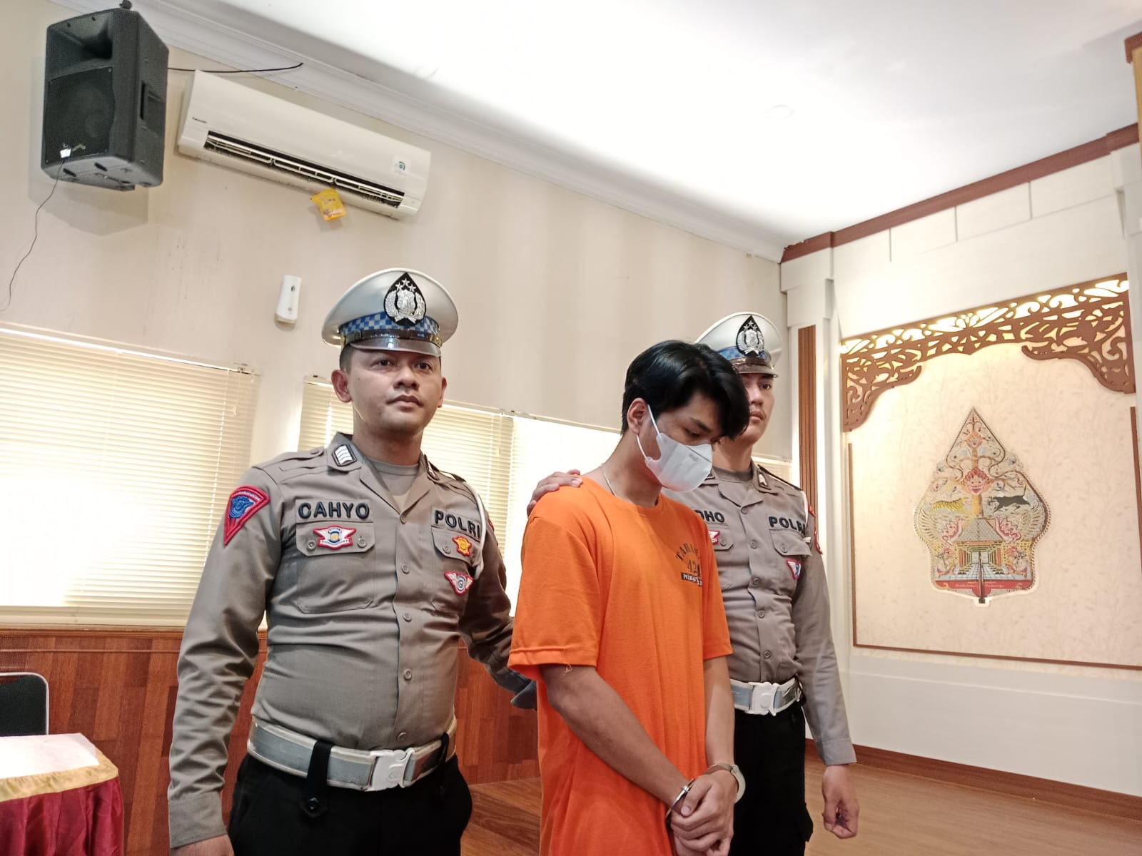 Tersangka Christiano Pengarapenta Pengidahen