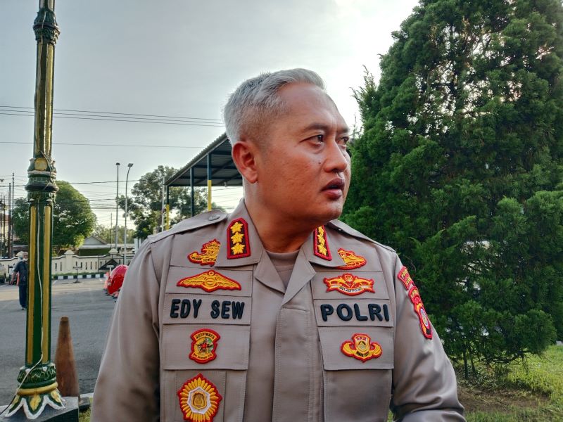 Kapolresta Sleman Kombes Pol Edy Setyanto Erning Wibowo