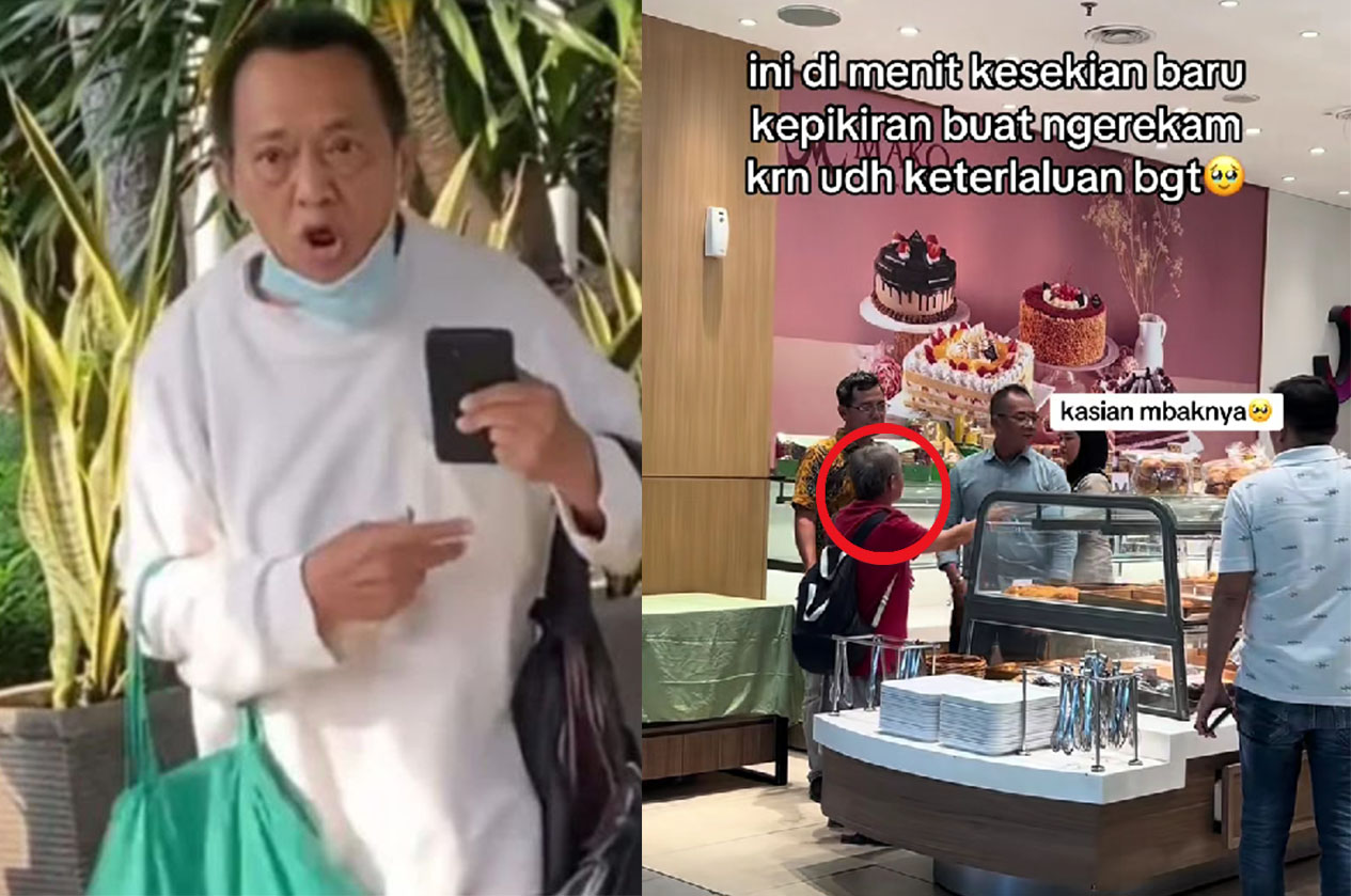 Kakek teriaki dan aniaya penumpang TransJakarta dan diduga maki pelayan toko, viral di media sosial.