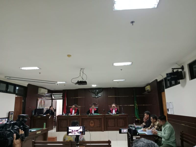 Persidangan ijazah Jokowi di PN Sleman.&nbsp;