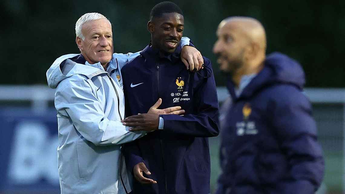 Pelatih Tim Nasional Prancis, Didier Deschamps mendukung Ousmane Dembele raih penghargaan Ballon d