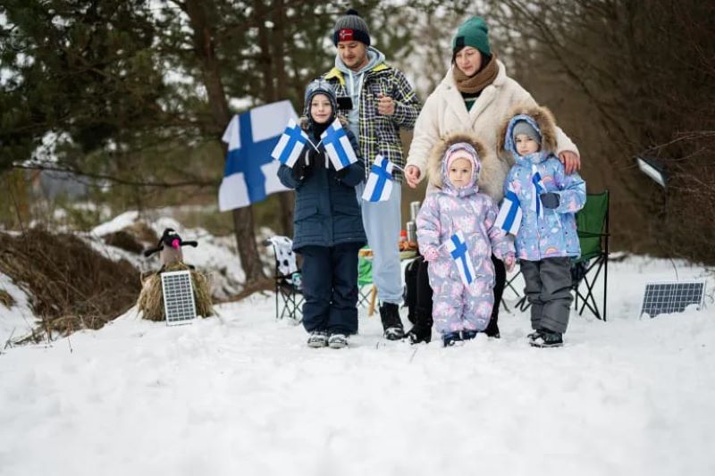 Penduduk Finlandia.