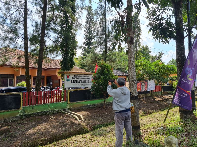 BAKAL PINDAH: Kantor Disperinaker Kabupaten Magelang akan menempati gedung di kompleks BLK Tempuran.