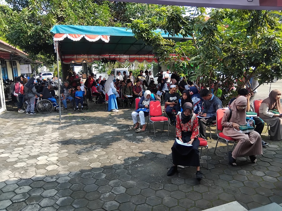 Para atlet disabilitas DIY saat mengikuti tahap klasifikasi di Ruang Rapat BPO DIY, Selasa (10/6/2025).