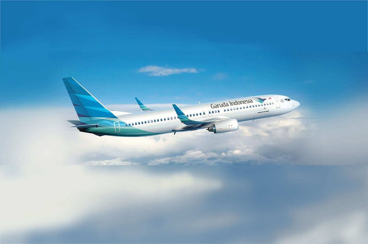 Pesawat Garuda Indonesia.