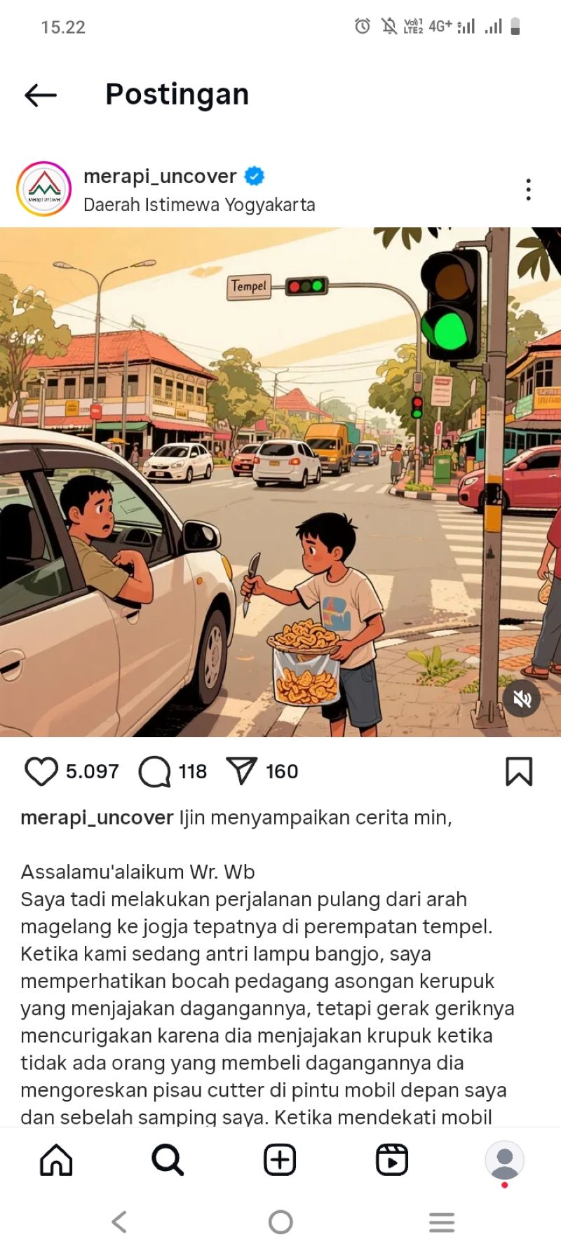 Unggahan keresahan masyarakat soal bocah gores mobil