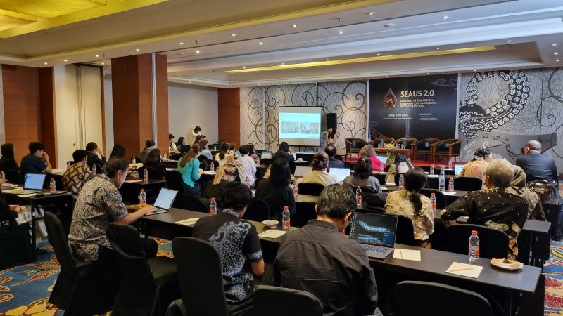 ANTUSIAS: Para peserta mengikuti gelaran SEAUS 2.0 di Sahid Raya Hotel & Convention Rabu (11/6).