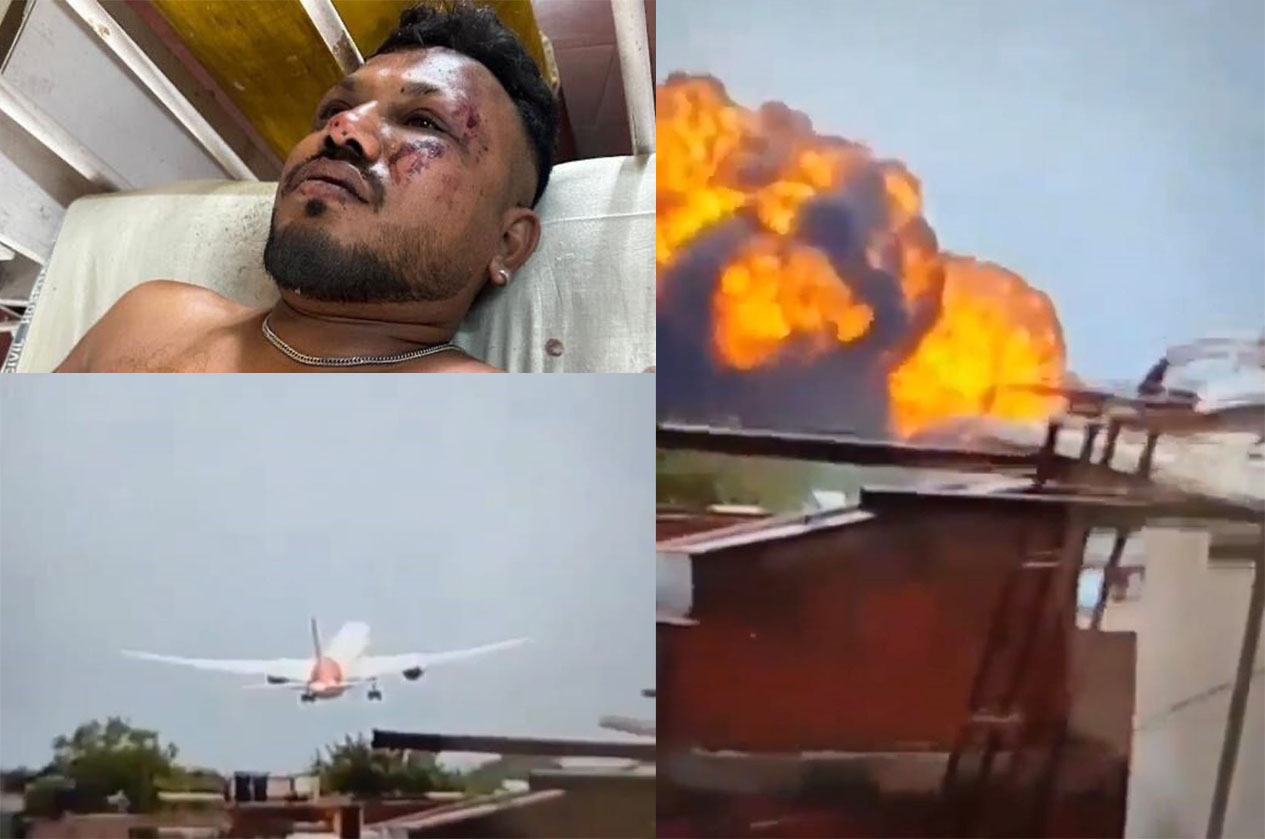 Vishwashkumar Ramesh, warga negara Inggris keturunan India,selamat dari insiden skecelakaan pesawat Air India penerbangan AI171, Kamis (12/6/2025).