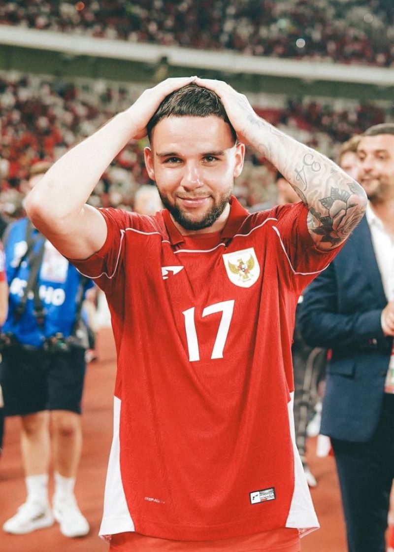 Bek Timnas Indonesia Calvin Verdonk.