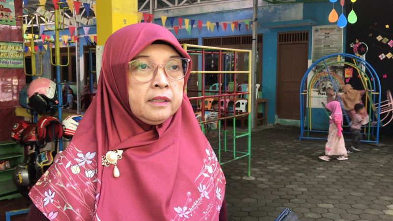Kepala Sekolah TK ABA Kasatriyan Sumini.