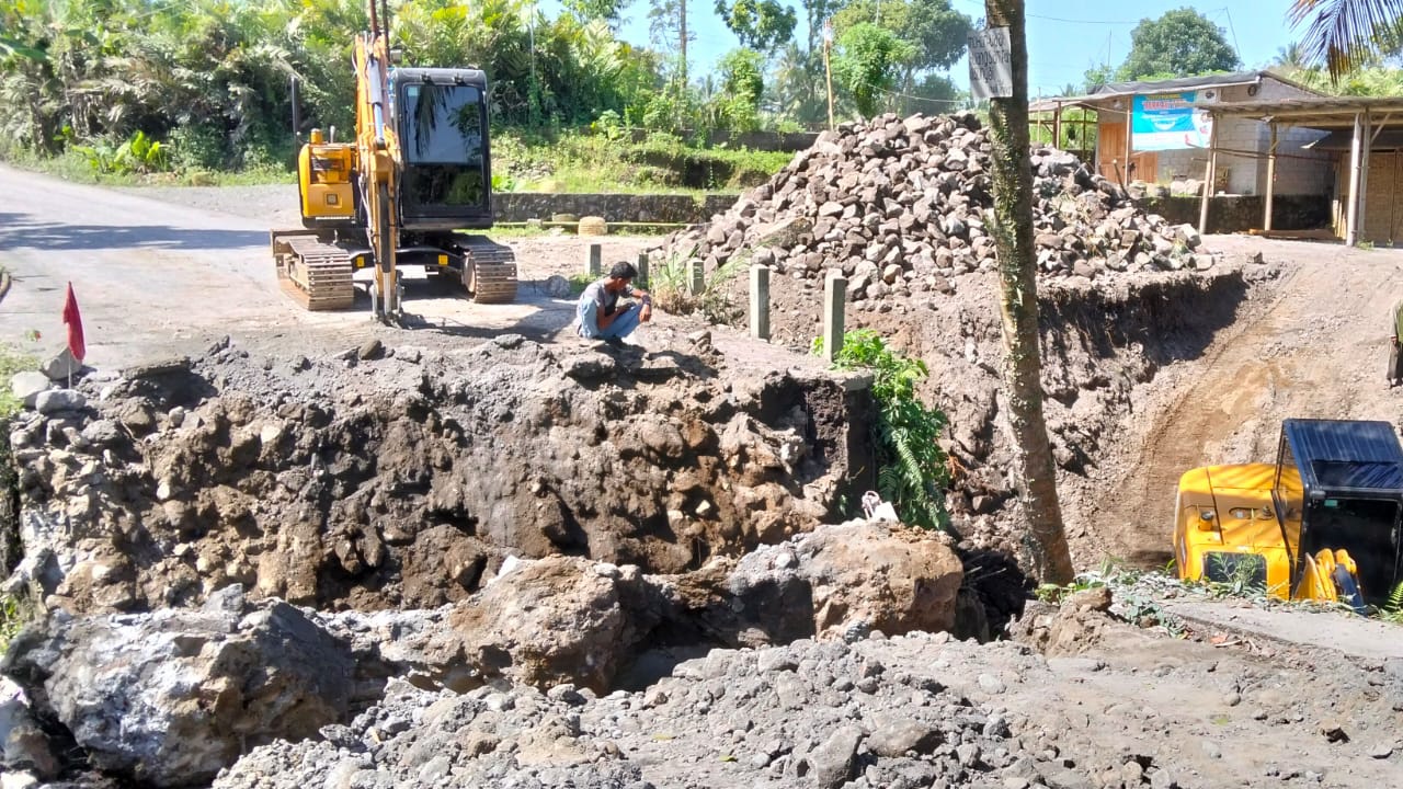 Jembatan Kali Duren di Desa Jerukagung, Srumbung bakal diperbaiki.  &nbsp;