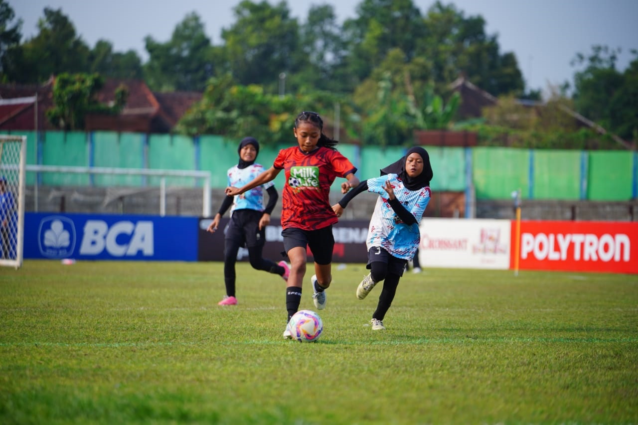 BAKAT MUDA: Regina Mikaela Lintang Putri sukses membawa SD Kanisius Duwet menjadi kampiun MSC.