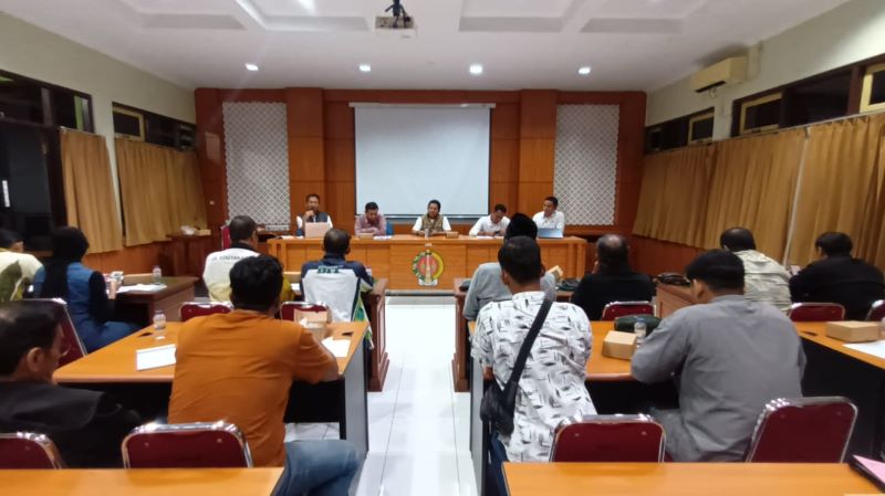 PERSIAPAN: Pengurus KORMI DIY saat memaparkan rencana pemberangkatan kontingen DIY ke Fornas VIII NTB 2025.