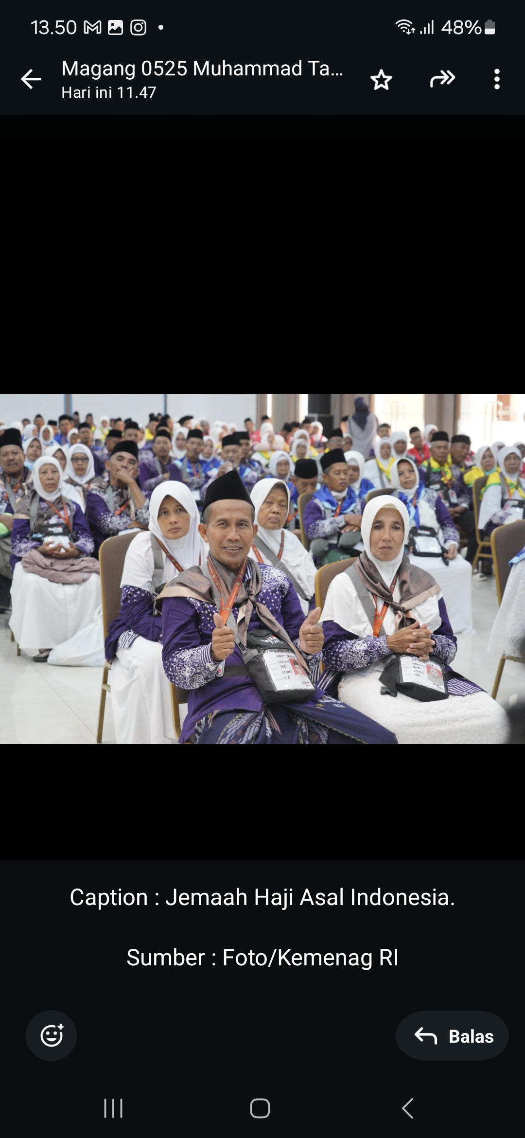 Jemaah Haji Asal Indonesia.