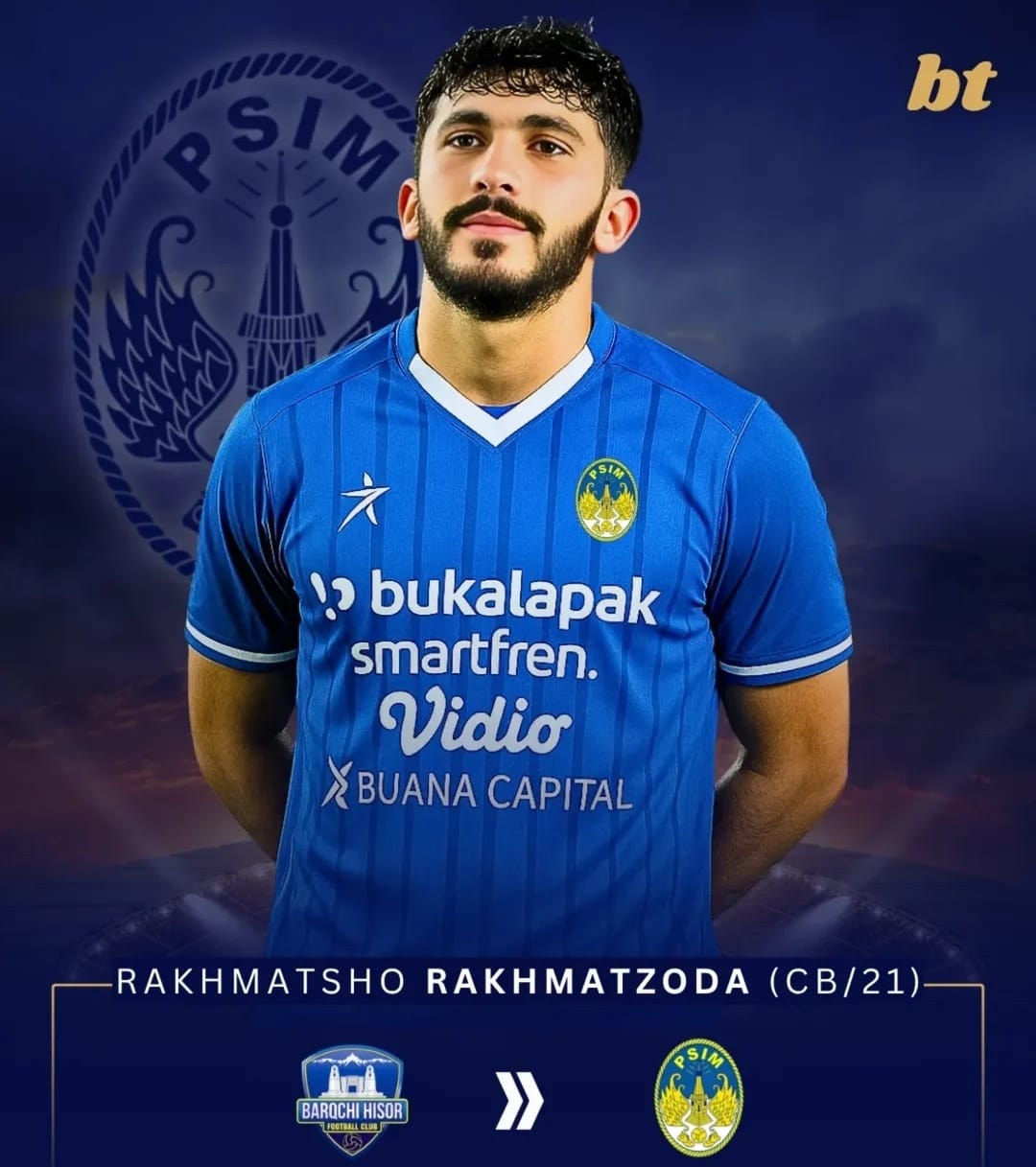 Gelandang PSIM Jogja, Rakhmatsho Rakhmatzoda dipanggil untuk memperkuat Tim Nasional Tajikistan di Cafa Nations Cup 2025