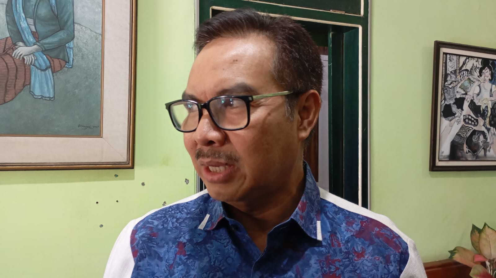 Wali Kota Jogja Hasto Wardoyo saat ditemui dan Balai Kota Jogja, Kamis (26/6/2025).