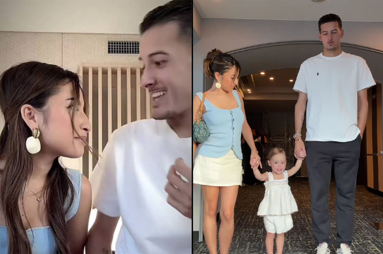 Kebersamaan Justin Hubner, dan artis Jennifer Coppen yang semakin intim.