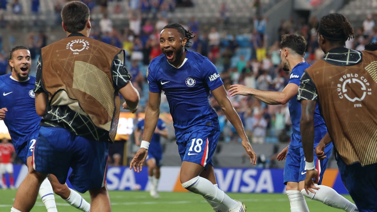 Chelsea rayakan kemenangan atas Benfica untuk lolos ke perempat final Piala Dunia Antarklub