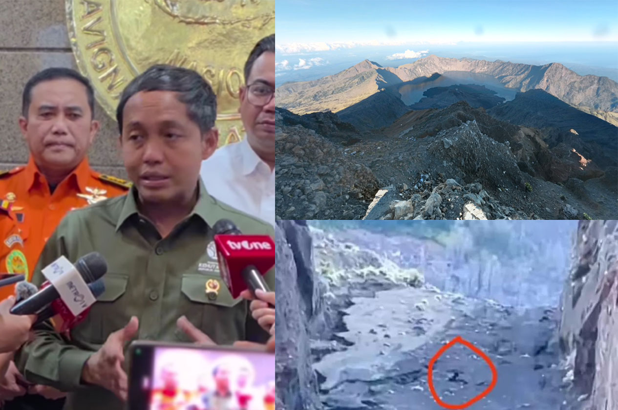 Menteri Kehutanan (Menhut) Raja Juli Antoni mengatakan pemerintah sepakat melakukan evaluasi total terkait kemanan pendakian di Gunung Rinjani di Nusa Tenggara Barat (NTB).