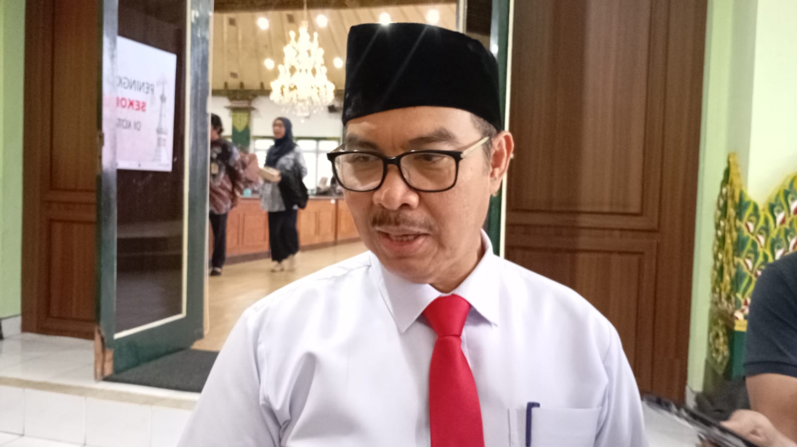 Wali Kota Jogja Hasto Wardoyo saat ditemui di Balai Kota Jogja, Selasa (1/6/2025).