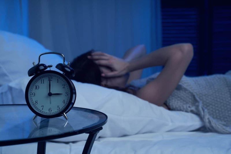 Ilustrasi sulit tidur.
