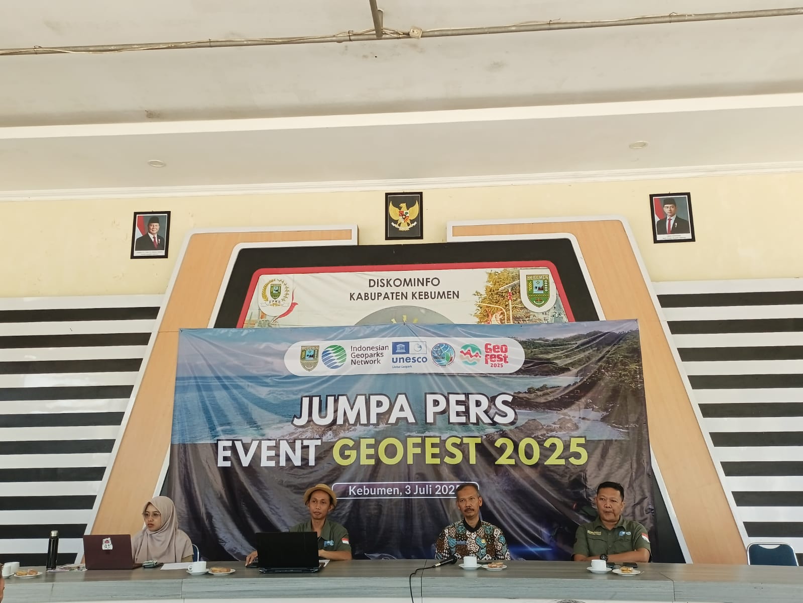 Badan Pengelola Geopark Kebumen memaparkan rangkaian Geofest 2025 yang dijadwalkan berlangsung pada 9-12 Juli 2025.