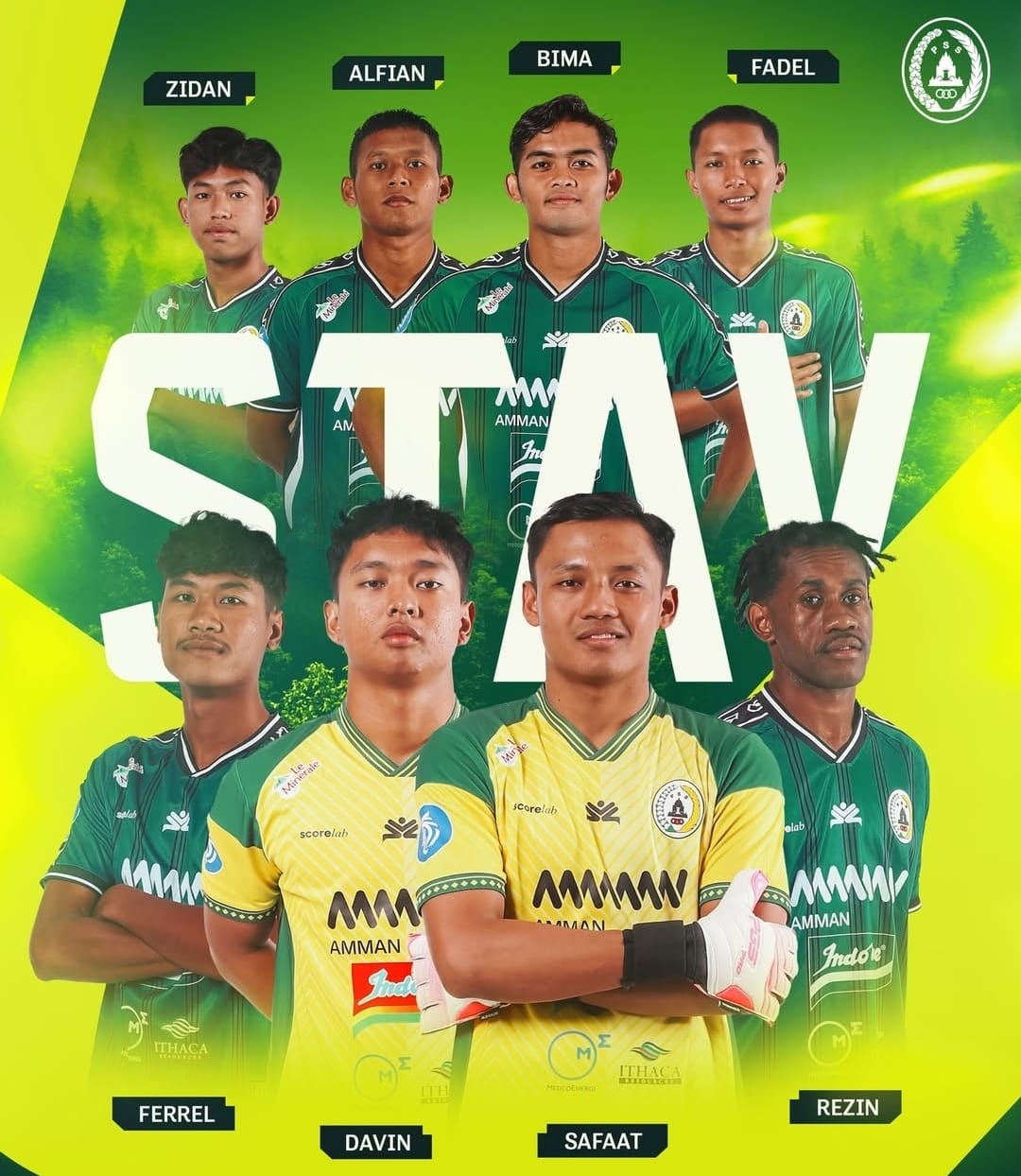 PSS Sleman mempertahankan delapan penggawa muda