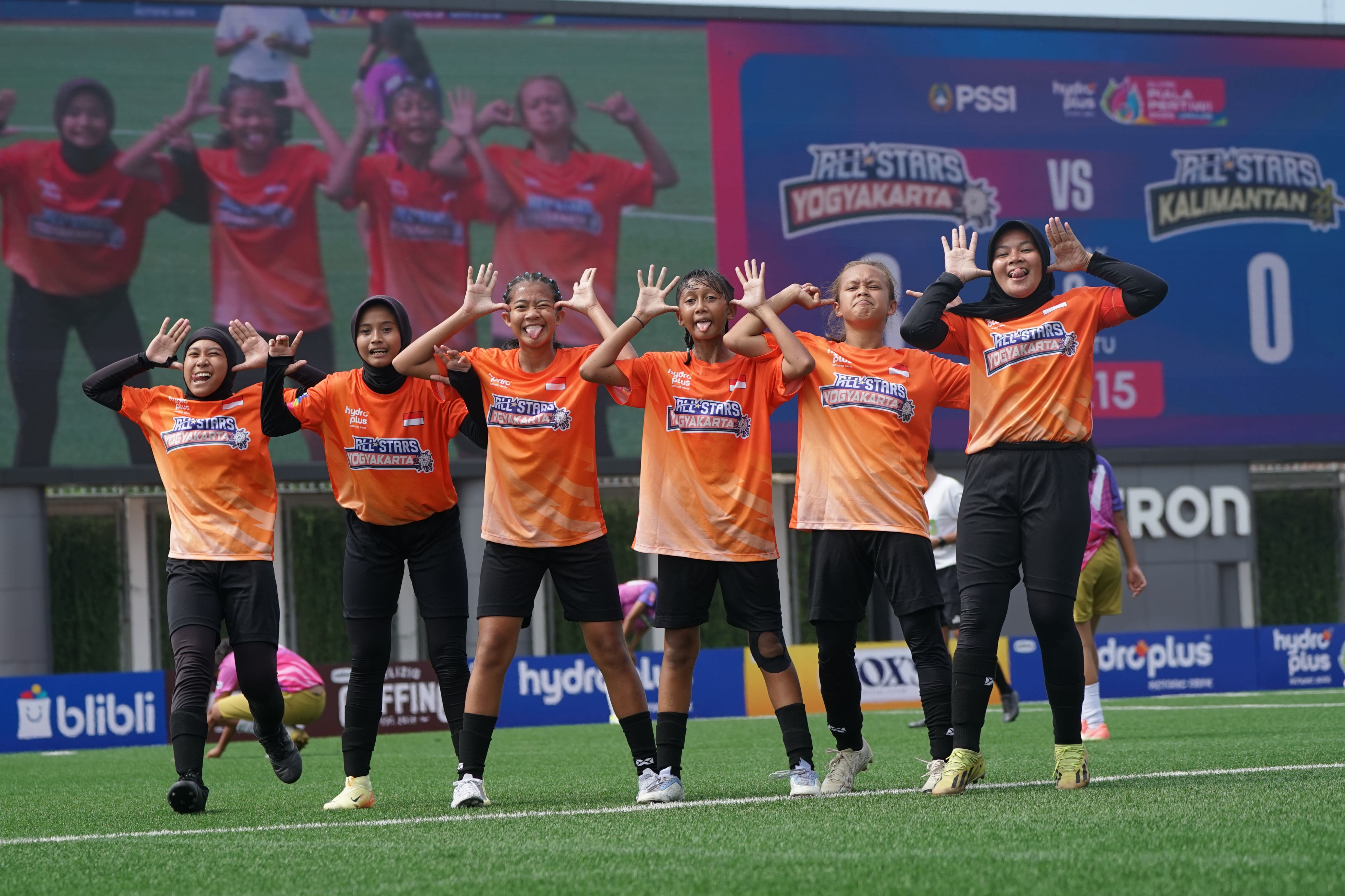 All Stars Yogyakarta tampil trengginas menorehkan keunggulan atas All Stars Kalimantan 3-0