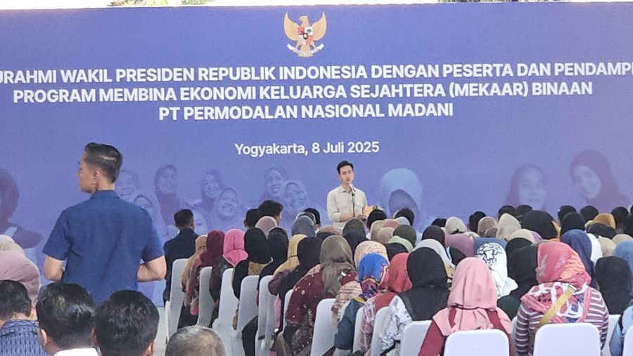 Wapres Gibran Rakabuming Raka saat kunjungan di Kabupaten Sleman
