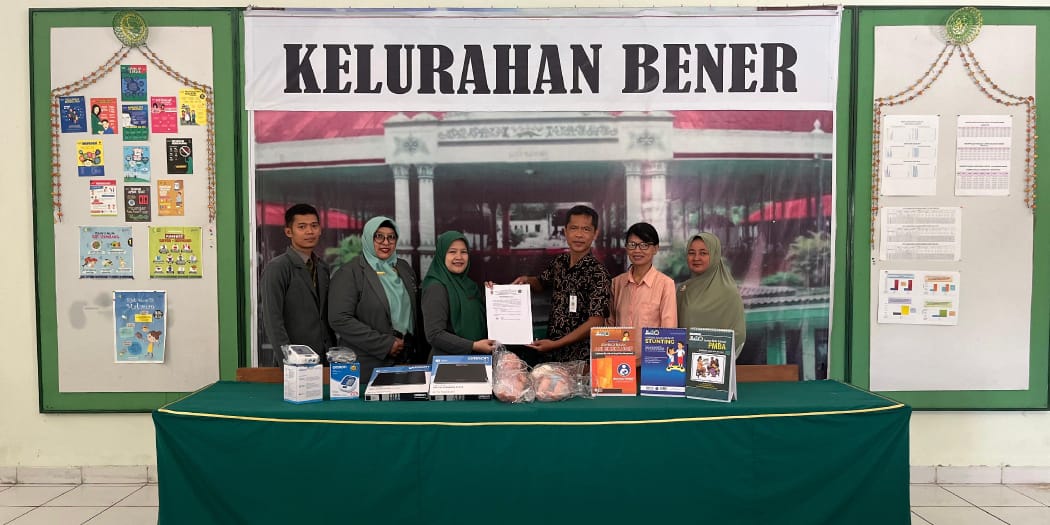Unjaya Serahkan&nbsp;Aset Hibah Program PkM ke Posyandu Kelurahan Bener untuk Tingkatkan Kesejahteraan Ibu dan Balita serta Turunkan Stunting