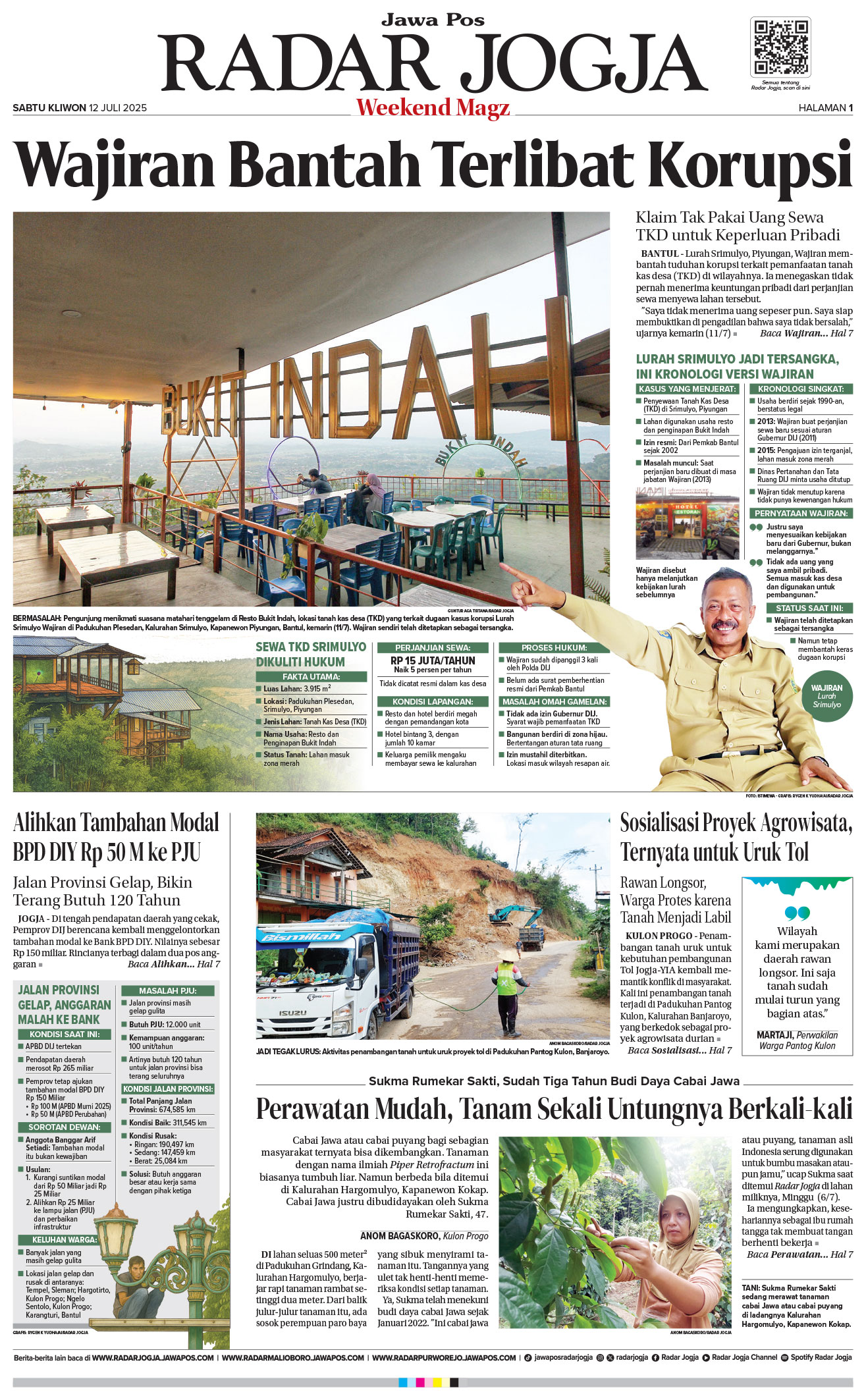 Jawa Pos Radar Jogja Edisi Sabtu, 12 Juli 2025