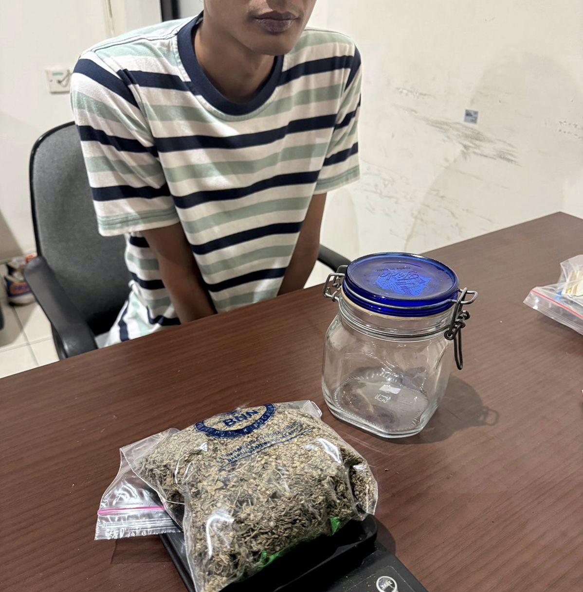Pegguna ganja yang ditangkap BNNP DIY