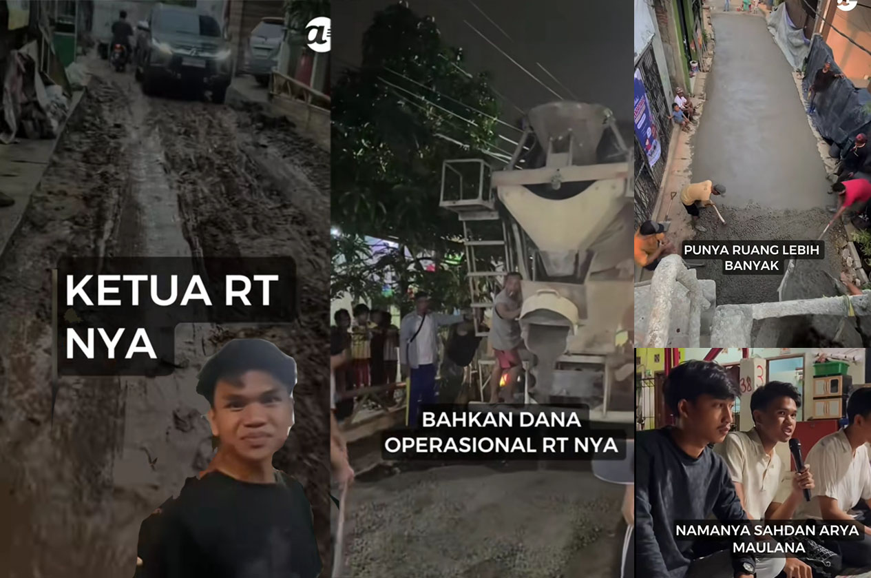 Ketua RT Gen Z Viral, Sahdan Arya Maulana jadi sorotan lantaran gebrakannya.